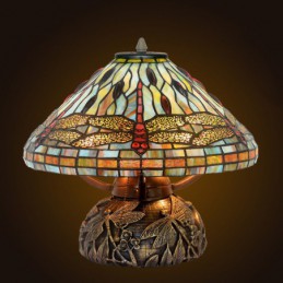 Libelle Tiffany Buntglas...