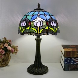 Tiffany Stil Tischlampe 12...