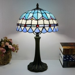 Tiffany Stil Tischlampe 12...